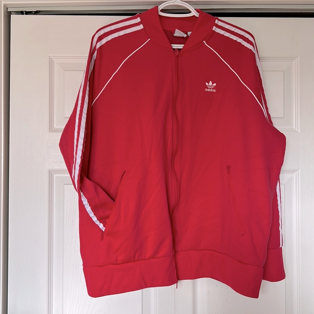 Adidas prime blue pink sweater